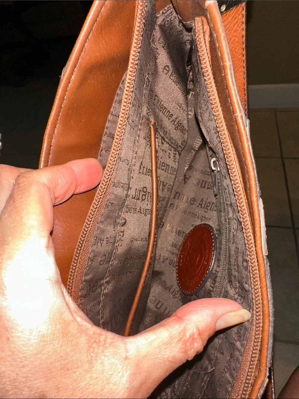 Leather Purse Etienne Aigner Multicolor Leather Shoulder Bag